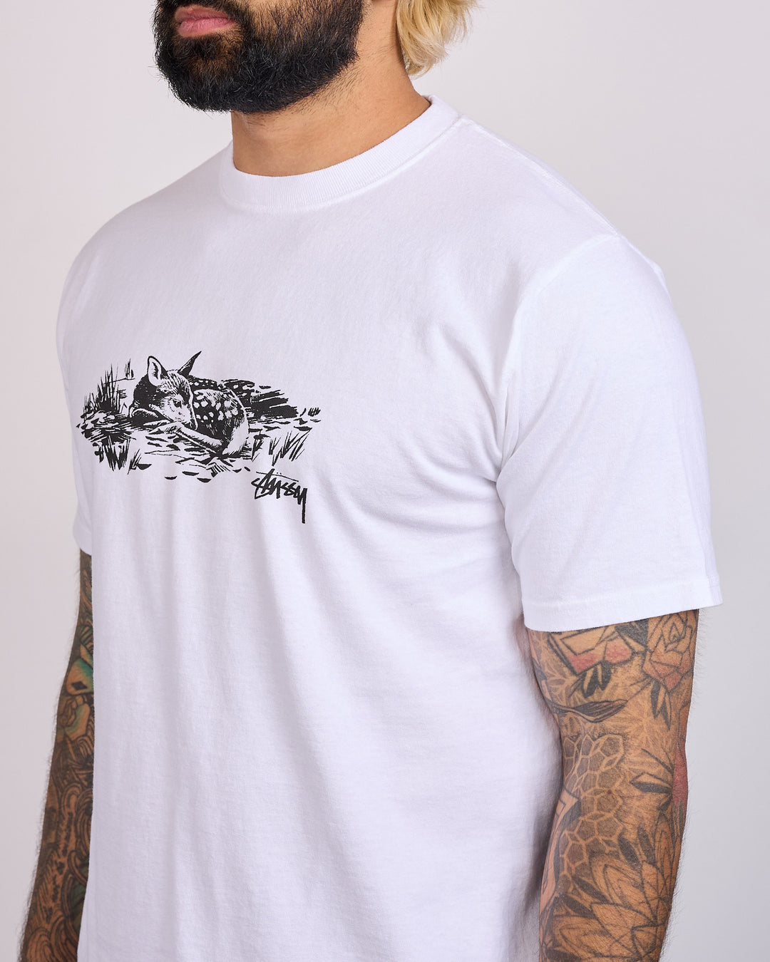 Stussy Fawn T-Shirt White