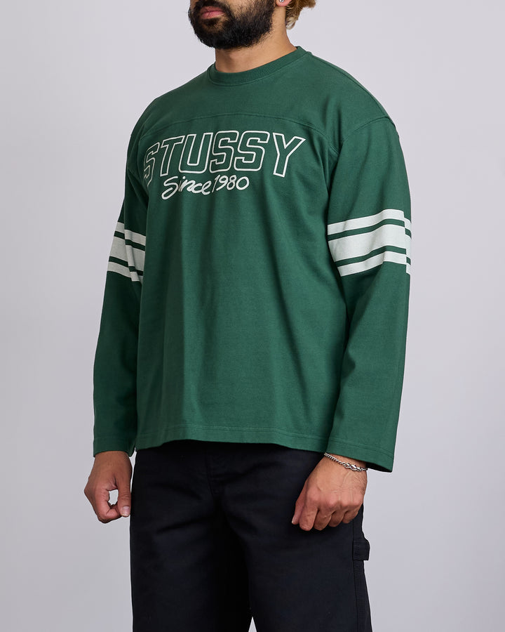 Stussy Football Crewneck Green
