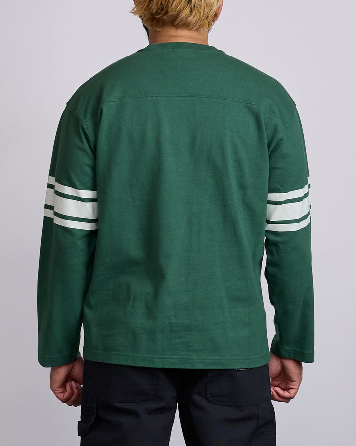 Stussy Football Crewneck Green