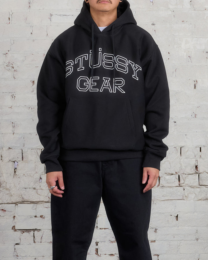 Stussy Gear Hooded Sweatshirt Black