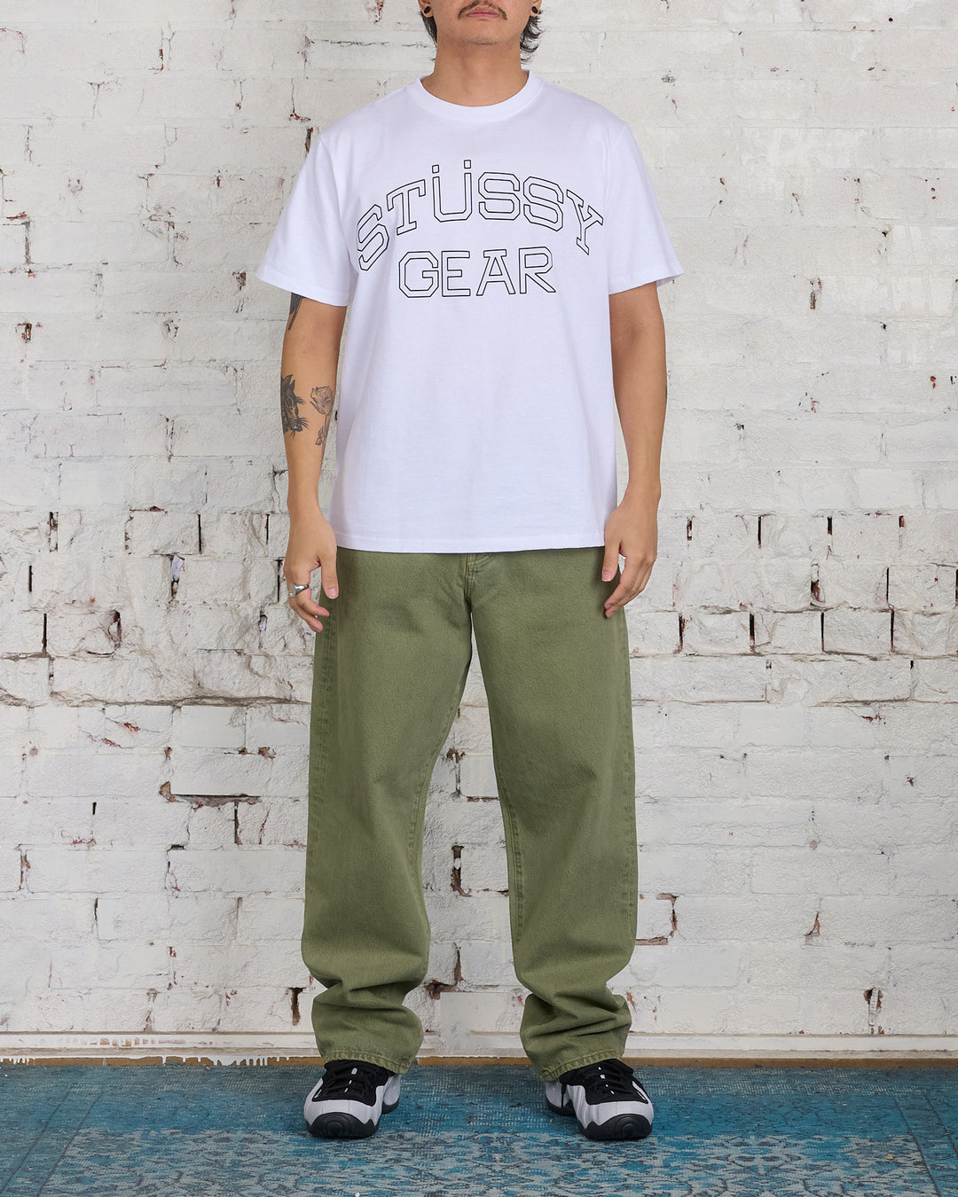 Stussy Gear T-Shirt White