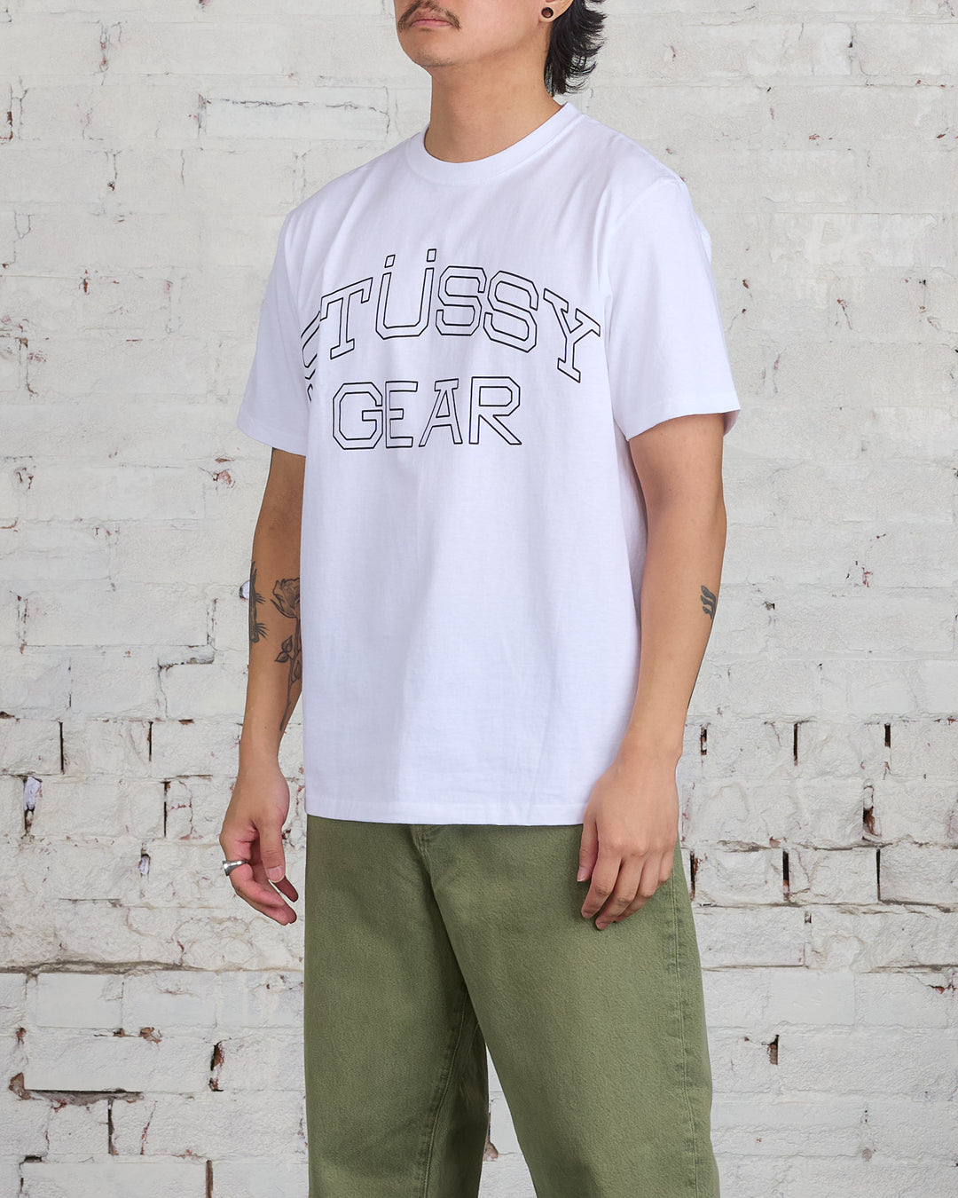 Stussy Gear T-Shirt White