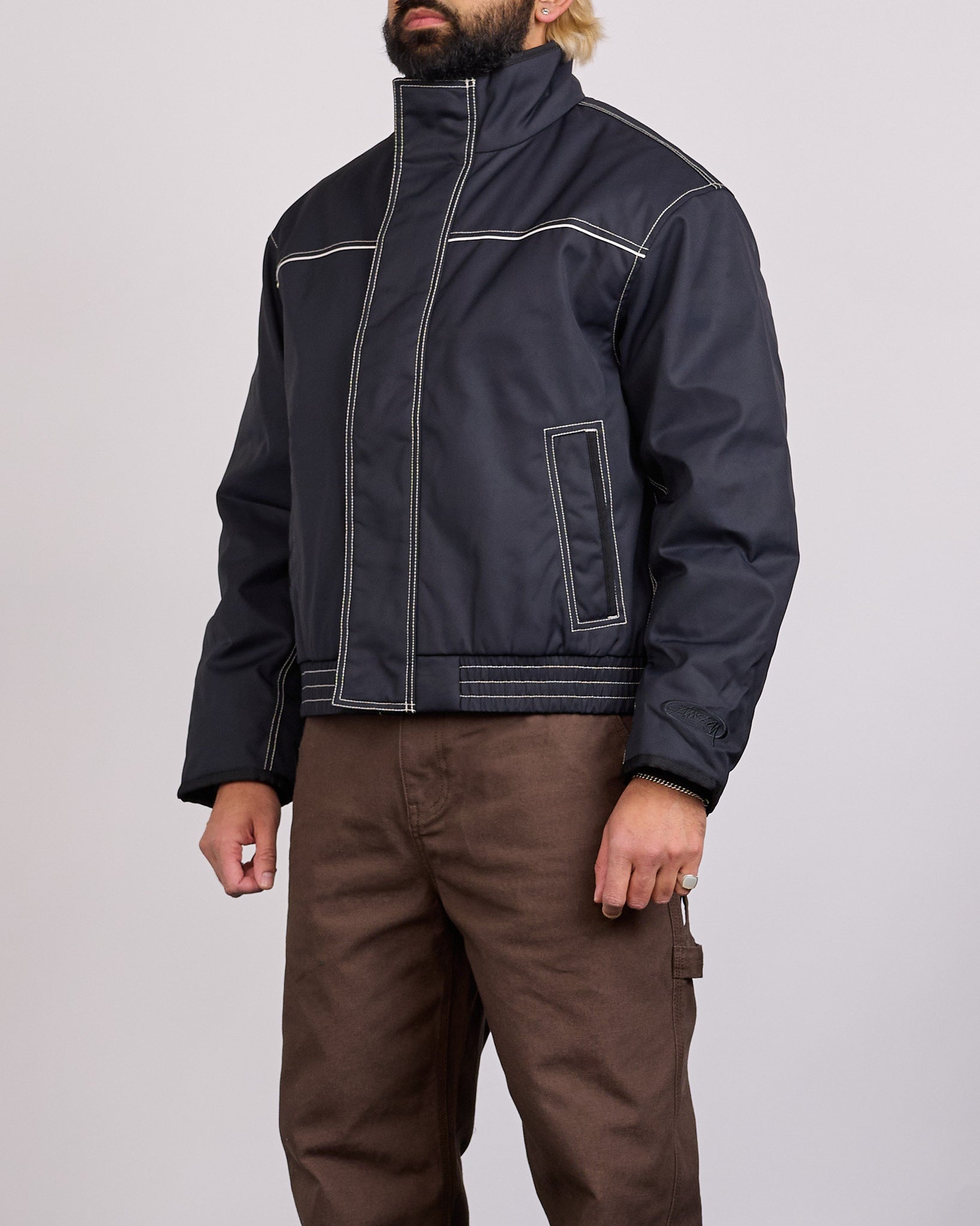 Stussy Insulated Built Jacket Black – LESS 17