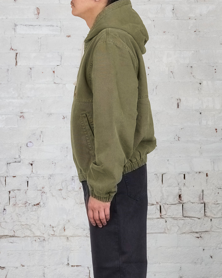 Stussy Insulated Canvas Work Jacket Olive Drab