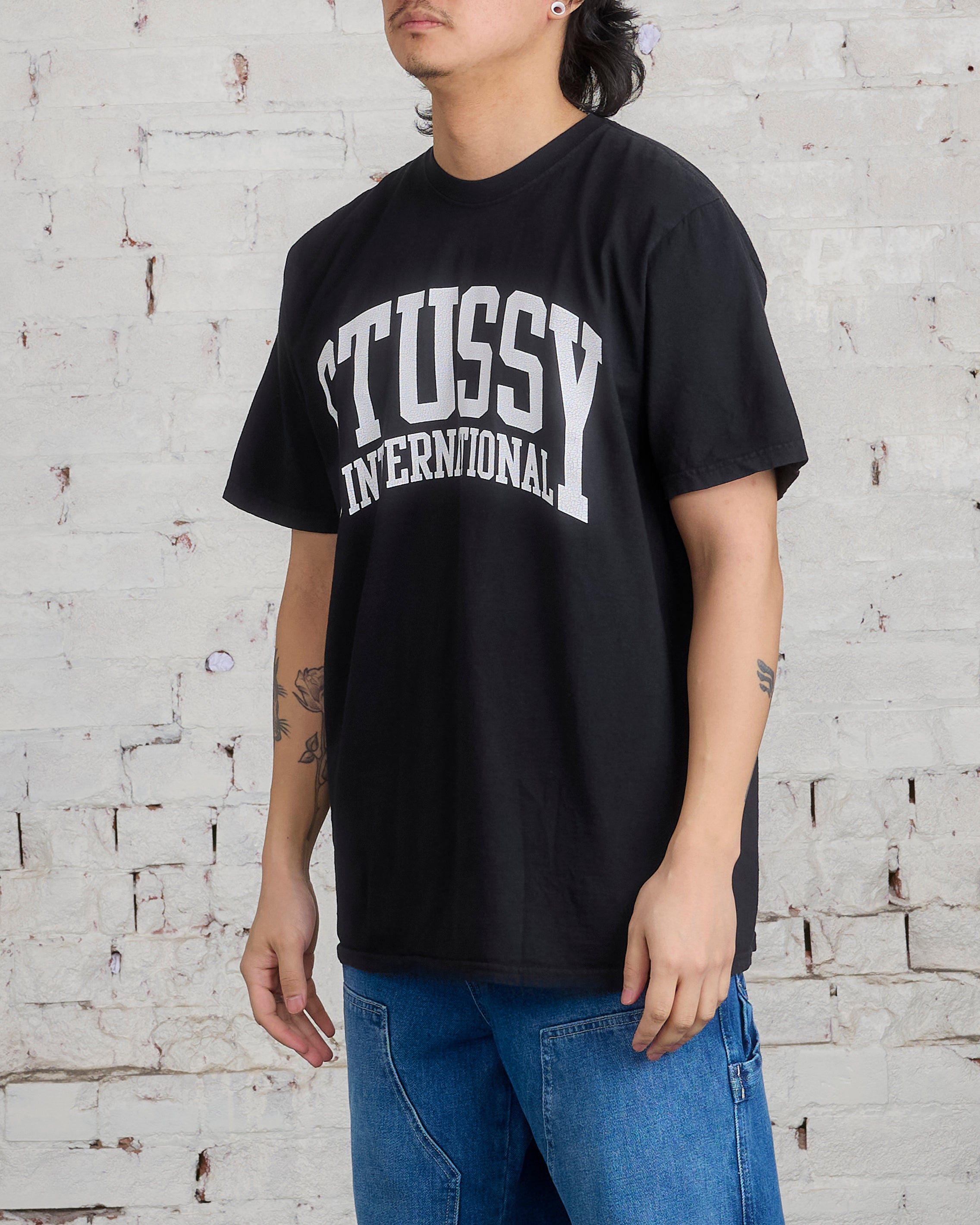 Stussy International Pigment Dyed T-Shirt Black