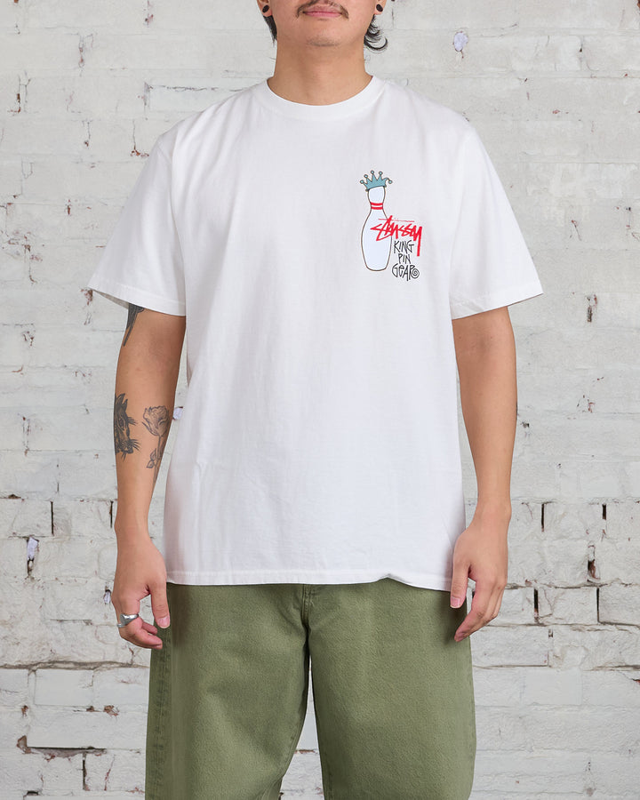 Stussy Kingpin Pigment Dyed T-Shirt Natural