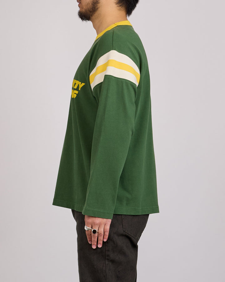 Stussy LS Ringer T-Shirt Green