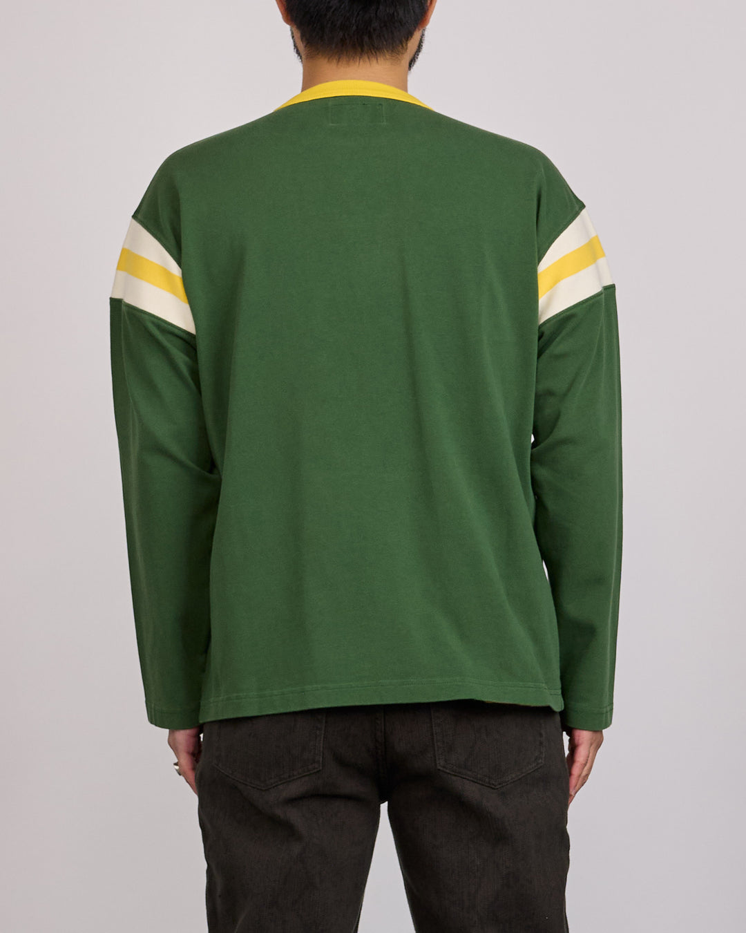 Stussy LS Ringer T-Shirt Green