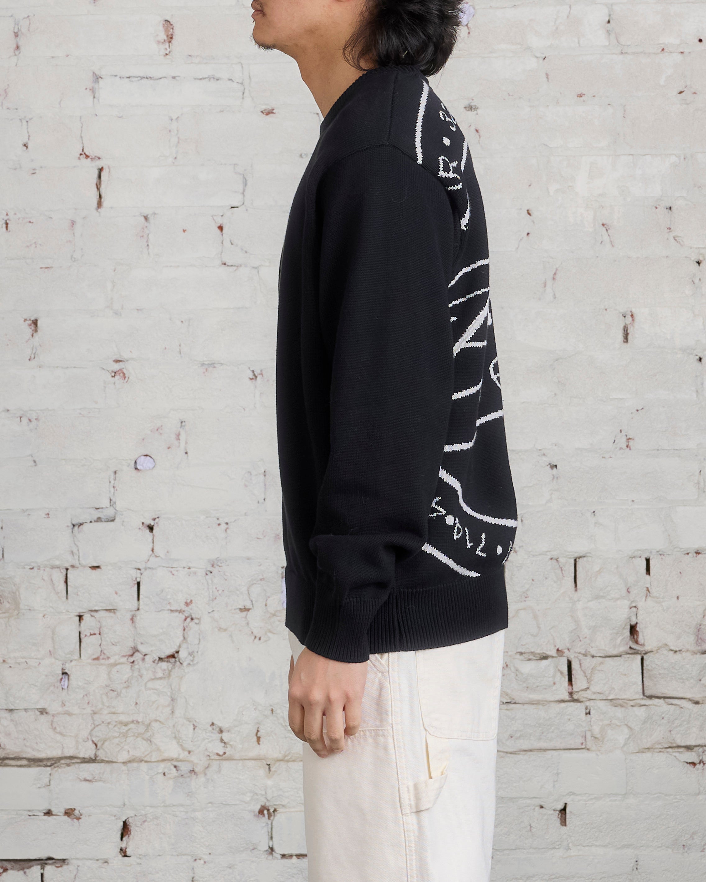 Stussy Laguna Icon Knit Sweater Black