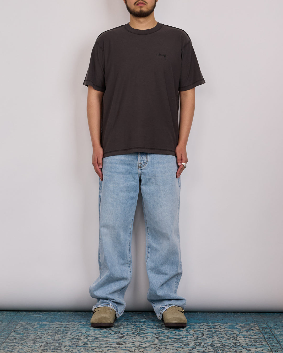 Stussy Lazy T-Shirt Vintage Black