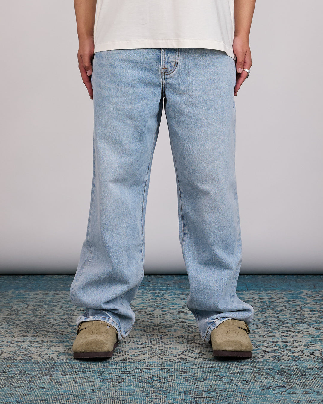 Stussy Big Ol Jean Denim Light Wash Indigo