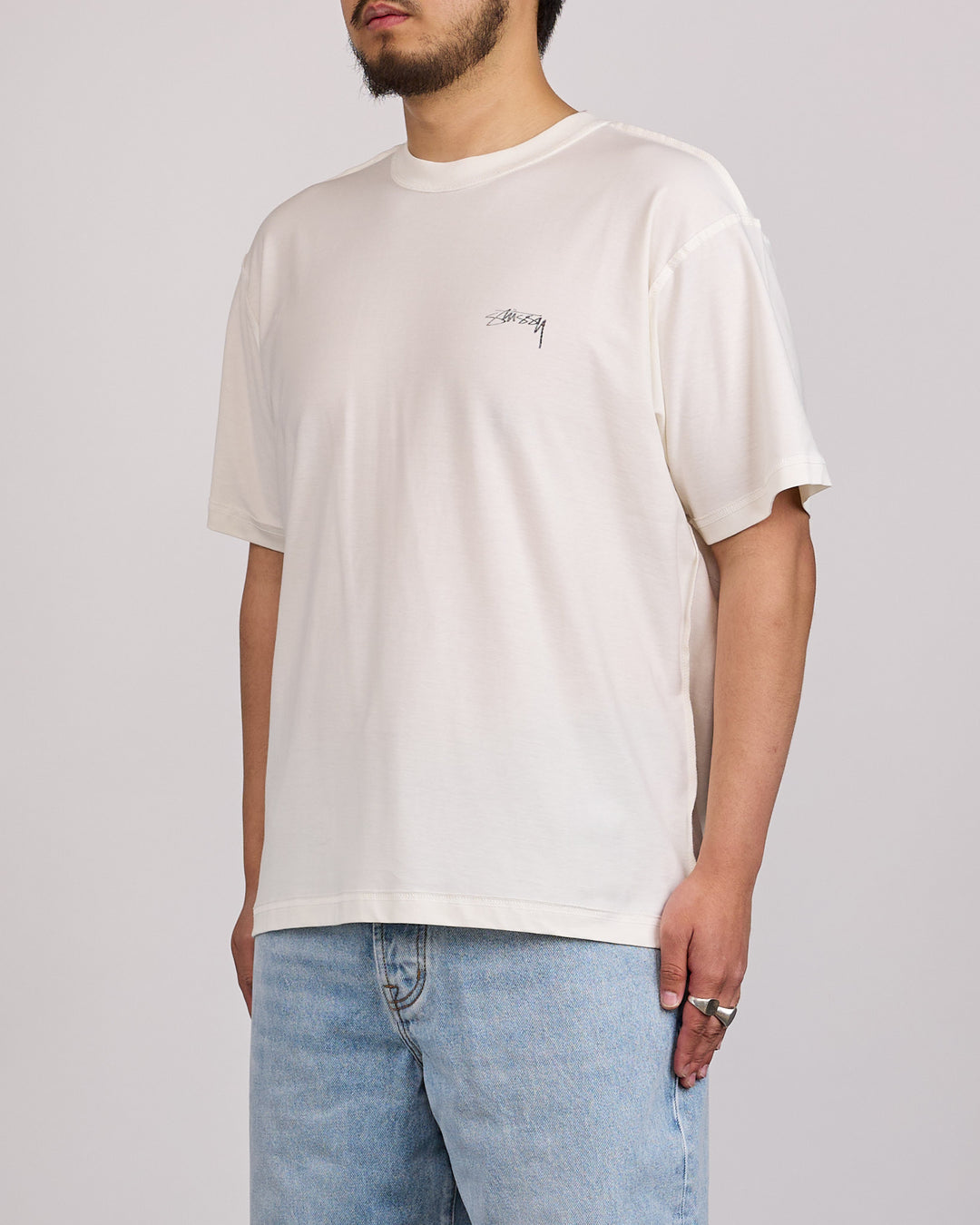 Stussy Lazy T-Shirt White