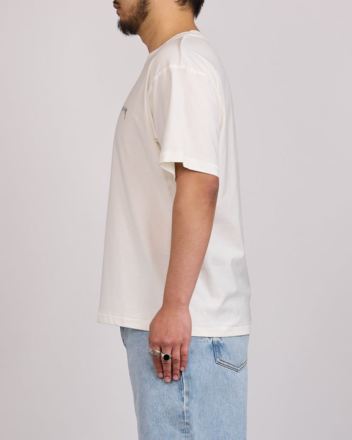 Stussy Lazy T-Shirt White
