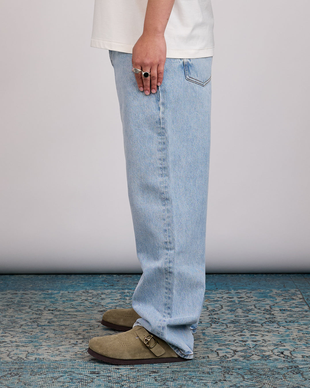 Stussy Big Ol Jean Denim Light Wash Indigo