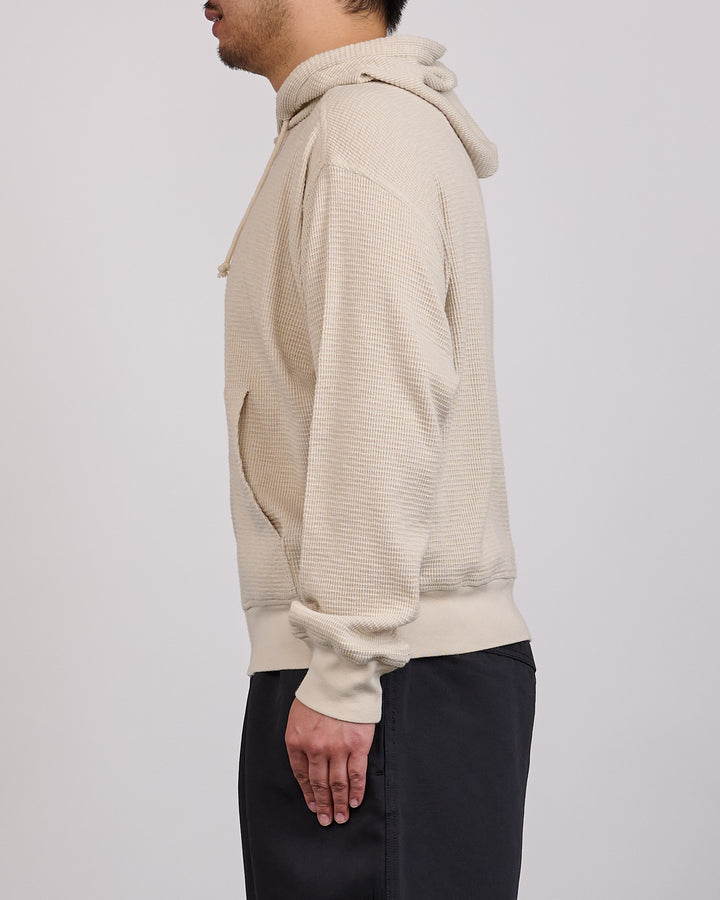 Stussy Light Weight Thermal Zip Hoodie Bone