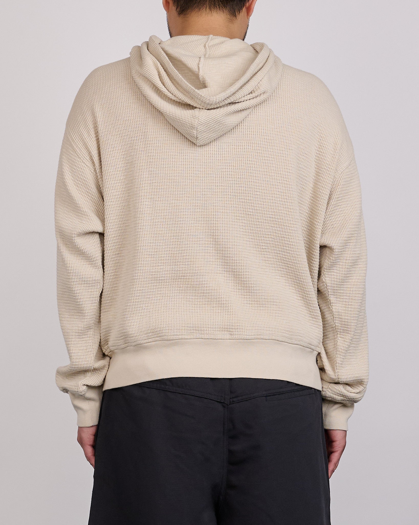 Stussy Light Weight Thermal Zip Hoodie Bone – LESS 17