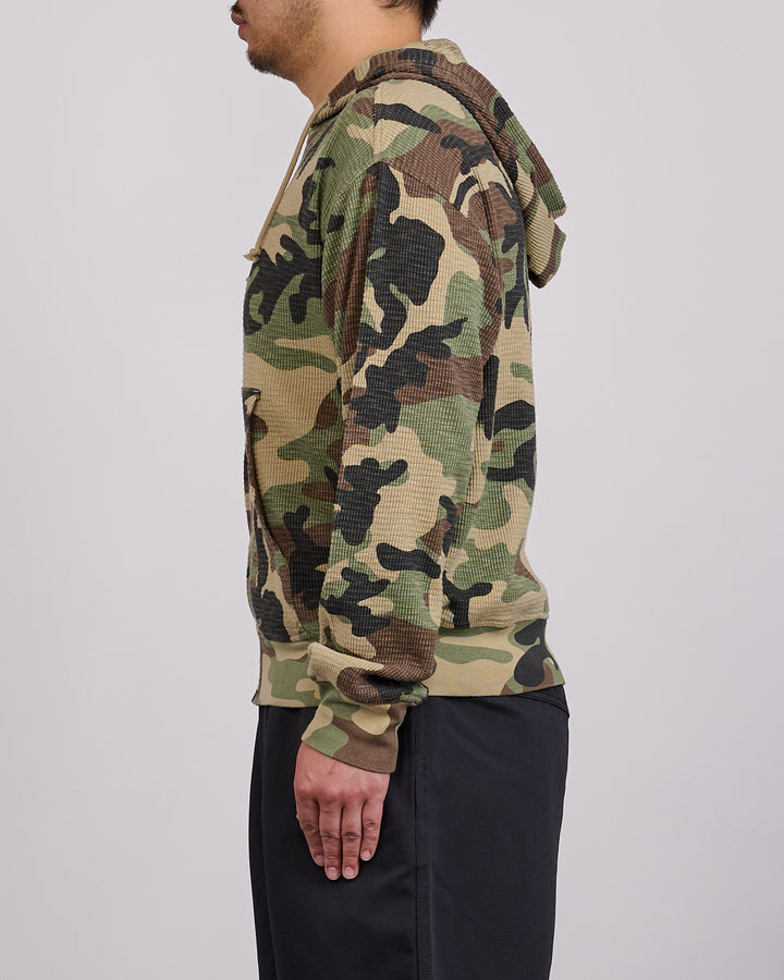 Stussy Light Weight Thermal Zip Hoodie Camo