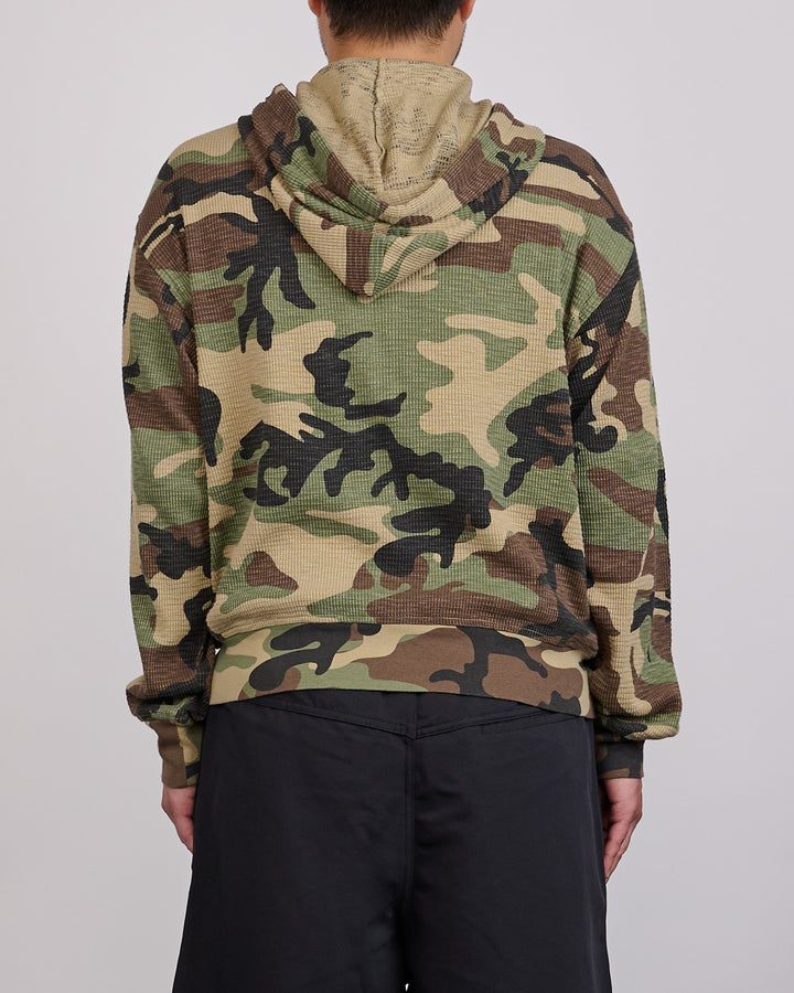 Stussy Light Weight Thermal Zip Hoodie Camo