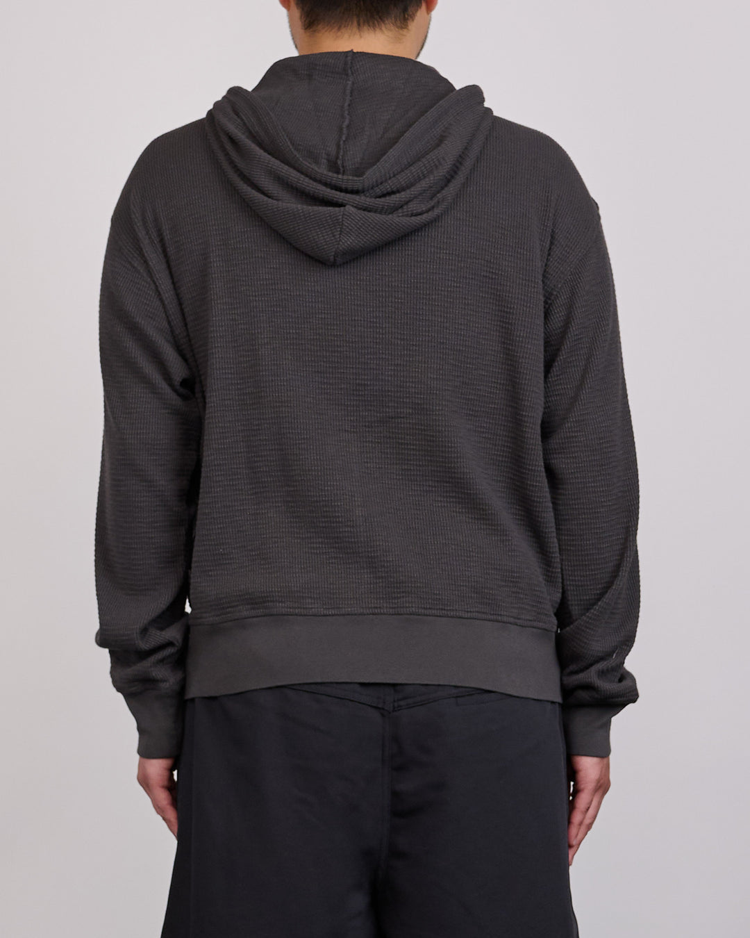 Stussy Light Weight Thermal Zip Hoodie Faded Black