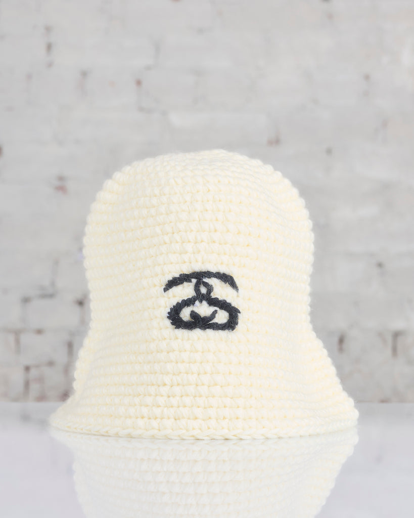 Stussy SS Link Knit Bucket Hat Bone – LESS 17