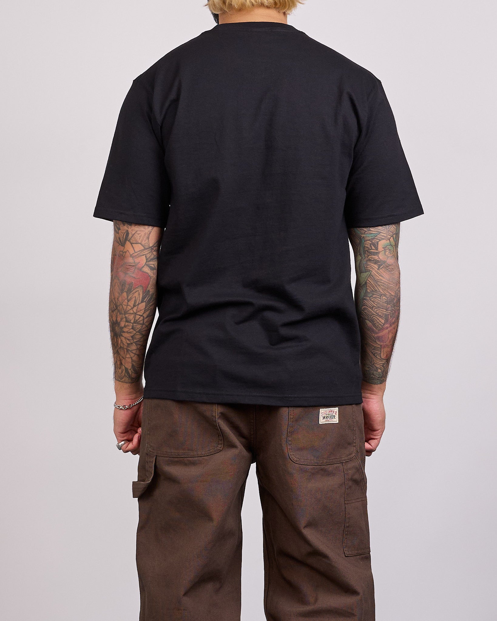 Stussy Long Range T-Shirt Black – LESS 17
