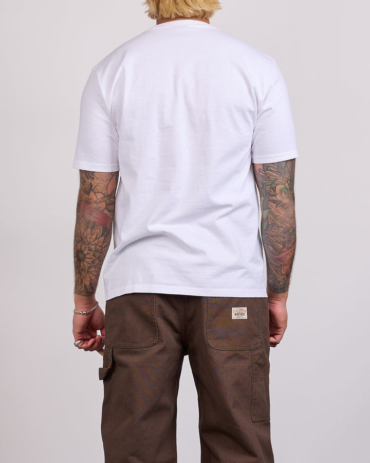 Stussy Long Range T-Shirt White