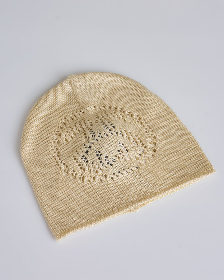 Stussy Loose Knit Link Skullcap Beanie Oat