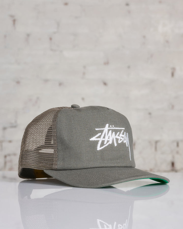 Stussy MD Big Stock Mesh Cap Army Green