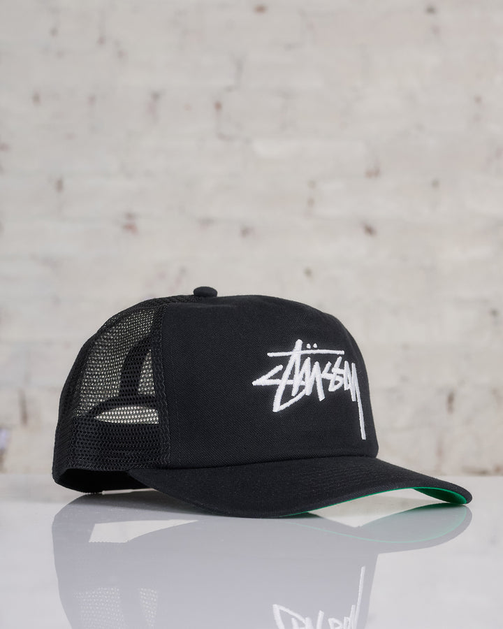 Stussy MD Big Stock Mesh Cap Black