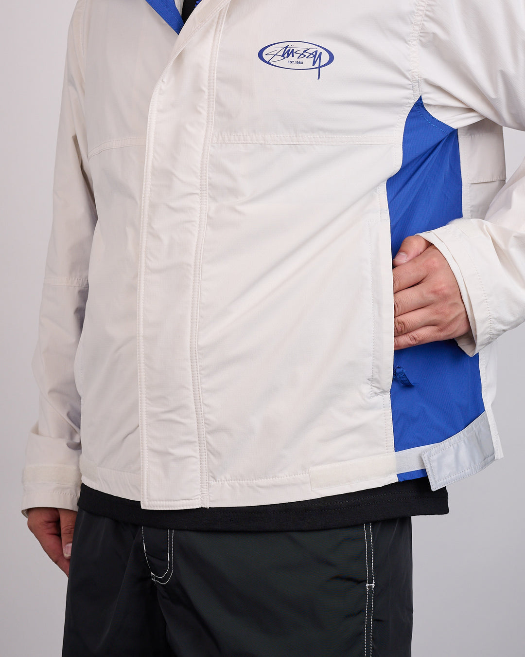 Stussy MX Jacket White