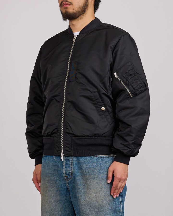 Stussy Ma-1 Bomber Jacket Black