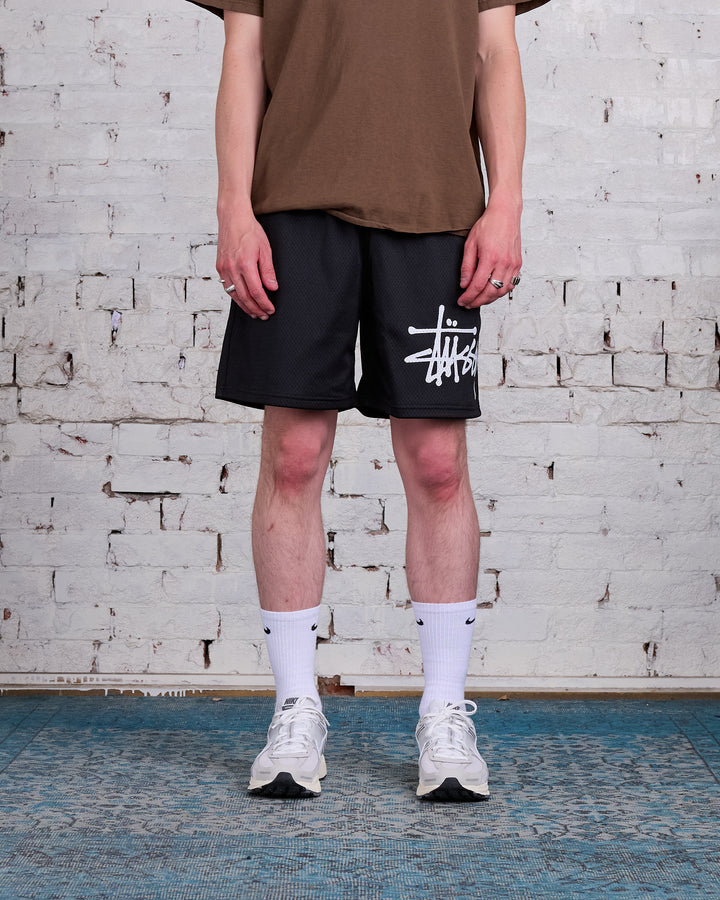 Stussy Mesh Short Big Basic Black/White