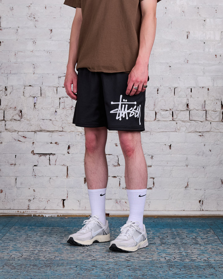 Stussy Mesh Short Big Basic Black/White