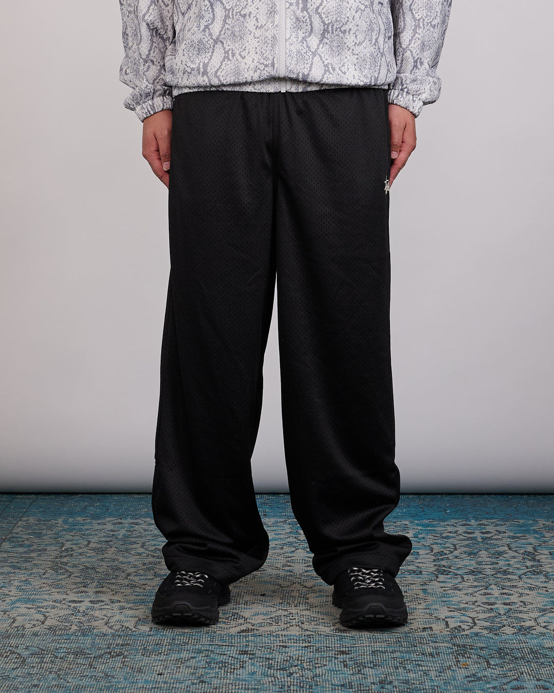Stussy Mesh Track Pant Black