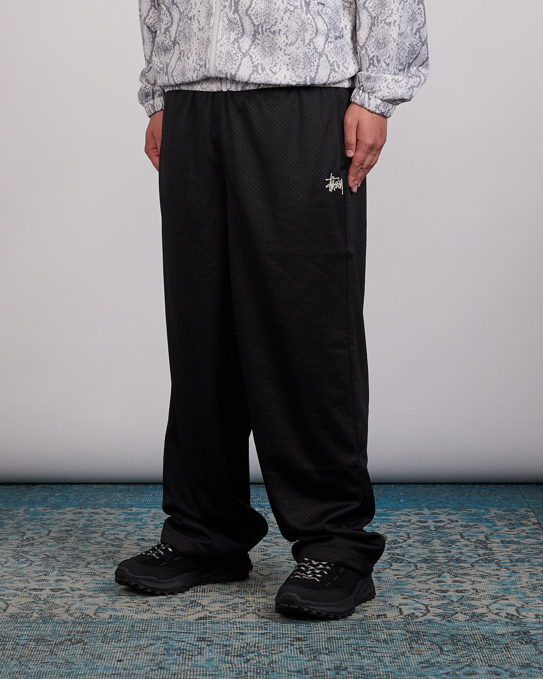 Stussy Mesh Track Pant Black