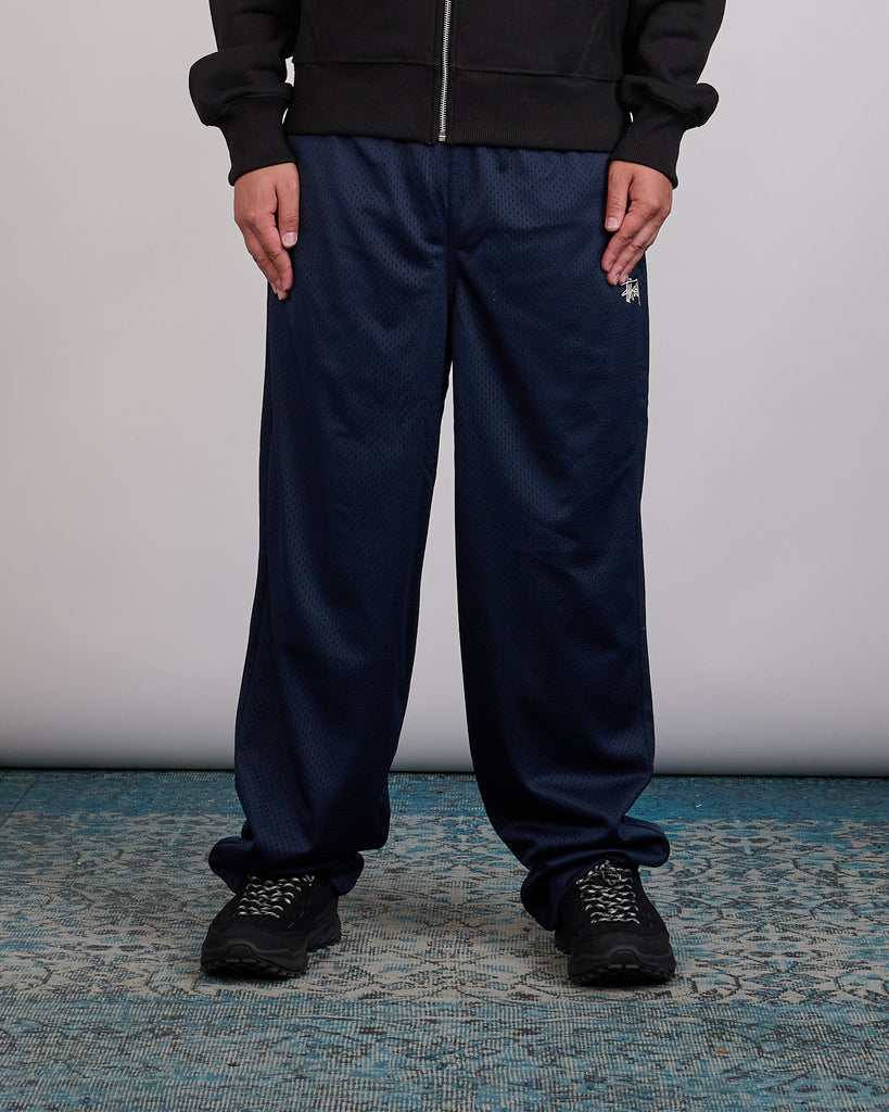 Stussy Mesh Track Pant Navy – LESS 17