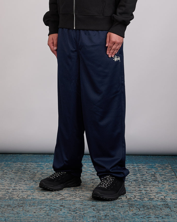 Stussy Mesh Track Pant Navy