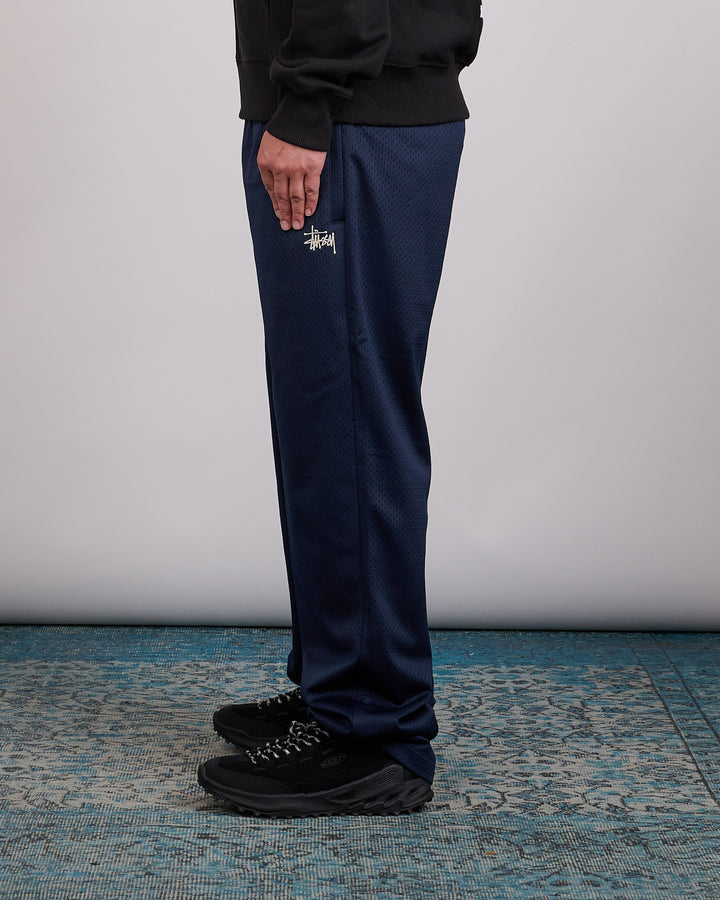 Stussy Mesh Track Pant Navy