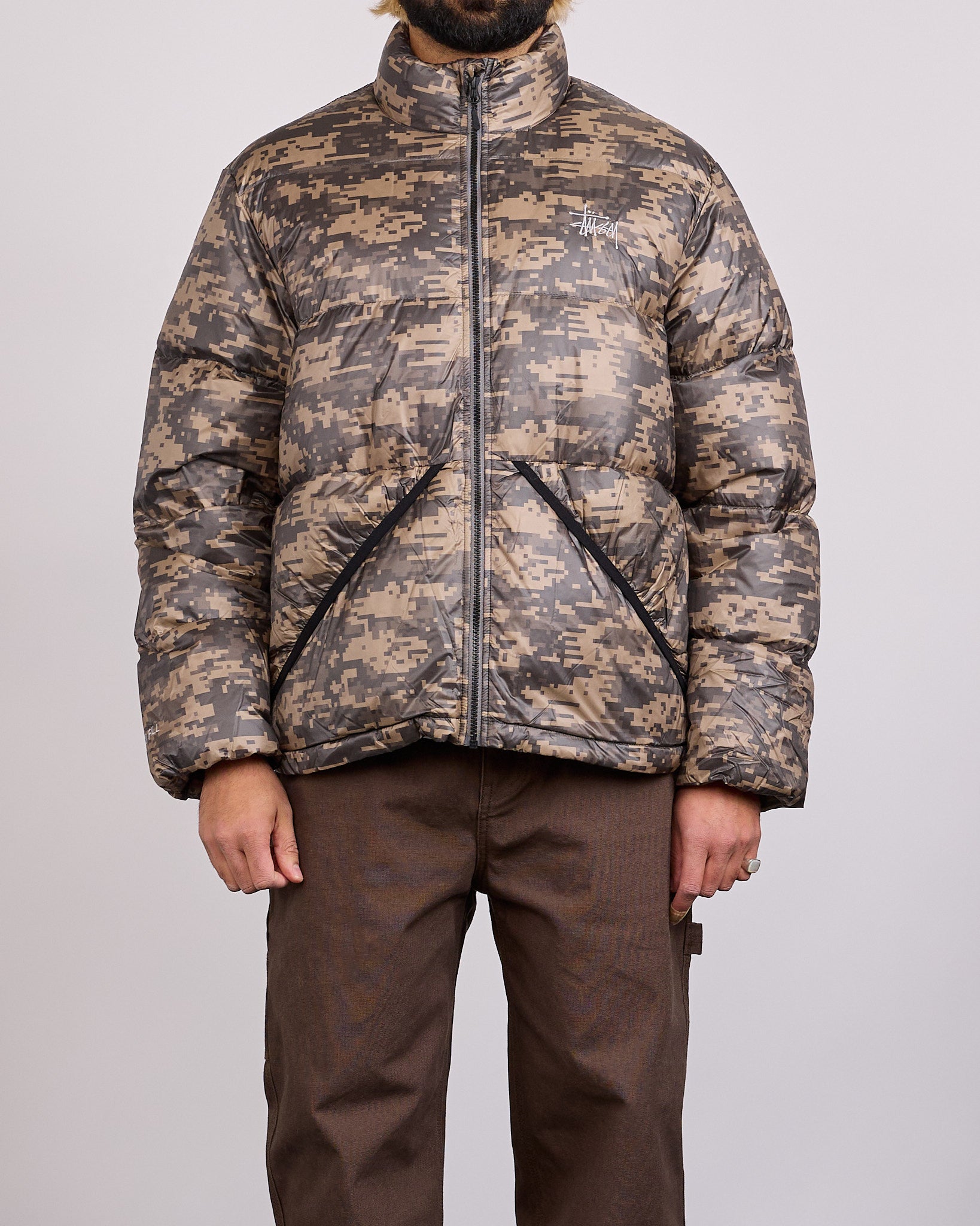 Stussy Micro Ripstop Down Mock Jacket Digi Camo – LESS 17