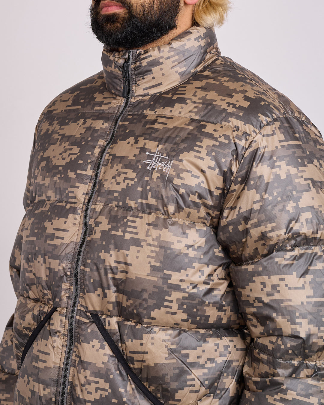 Stussy Micro Ripstop Down Mock Jacket Digi Camo