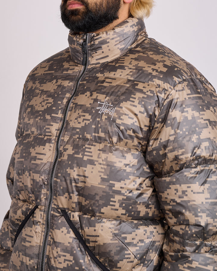 Stussy Micro Ripstop Down Mock Jacket Digi Camo