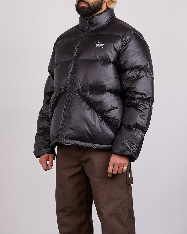 Stussy Micro Ripstop Down Mock Jacket Jet Black