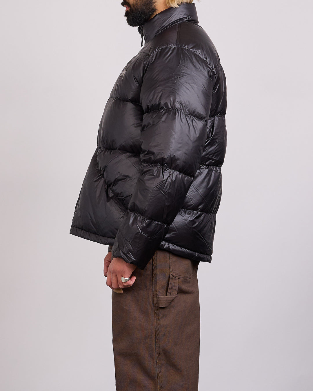 Stussy Micro Ripstop Down Mock Jacket Jet Black