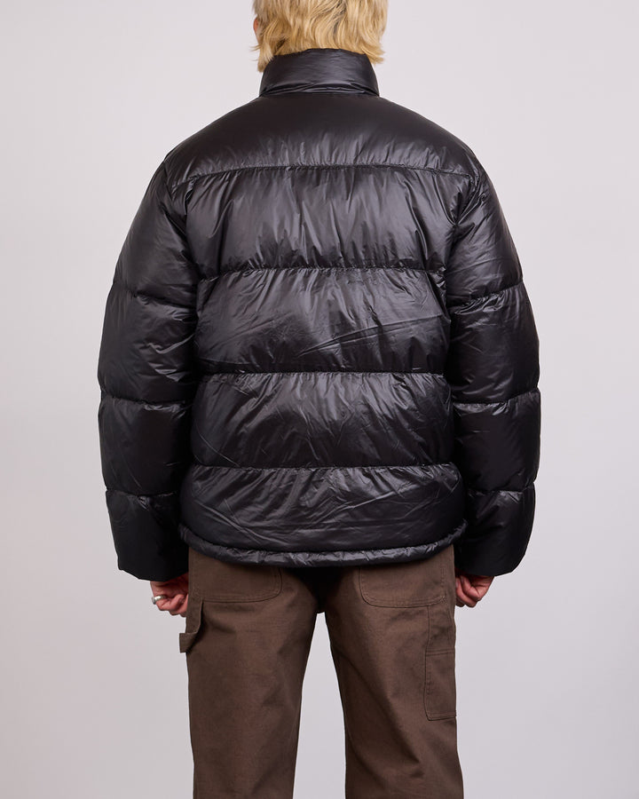 Stussy Micro Ripstop Down Mock Jacket Jet Black