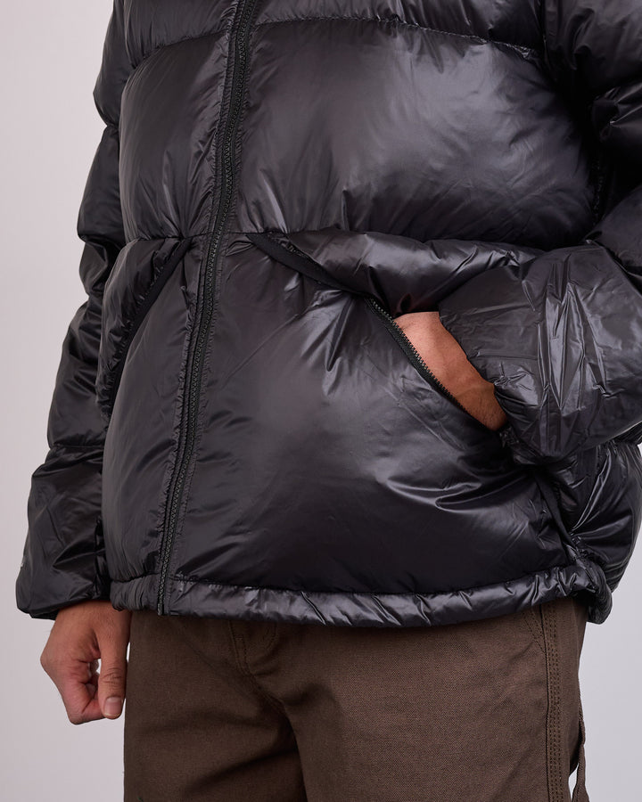 Stussy Micro Ripstop Down Mock Jacket Jet Black