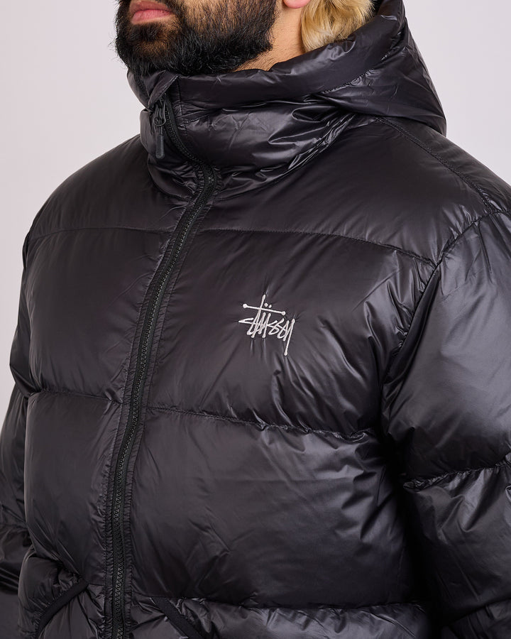 Stussy Micro Ripstop Down Parka Jet Black