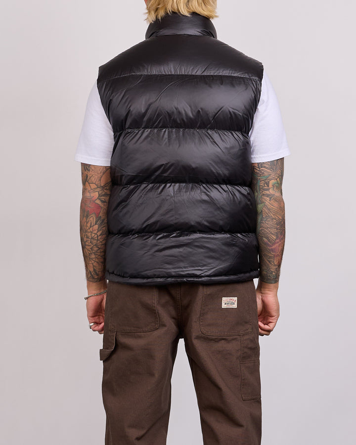 Stussy Micro Ripstop Down Vest Black