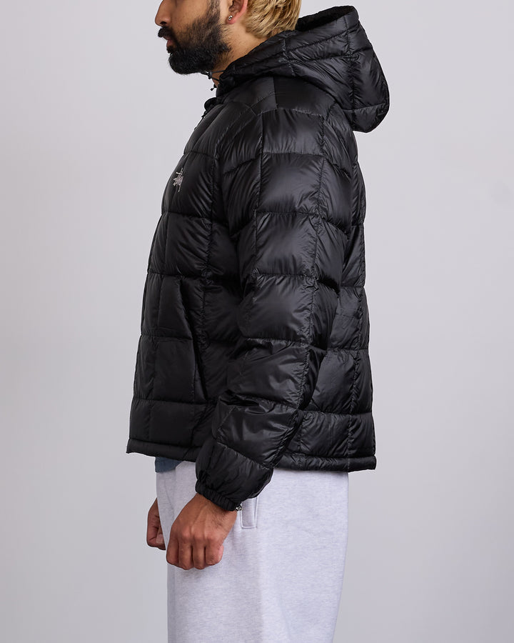 Stussy Midweight Hooded Puffer Jacket Black