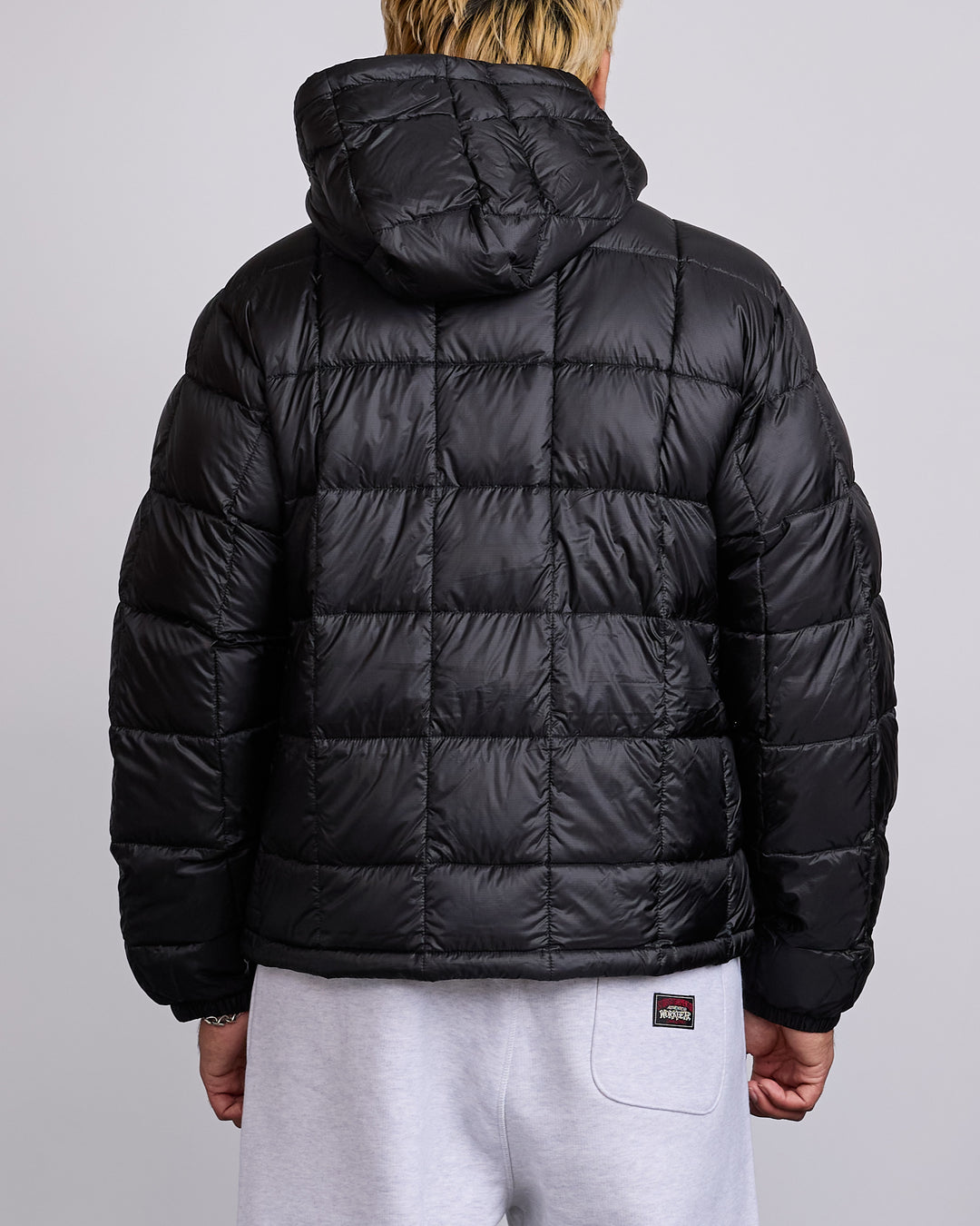 Stussy Midweight Hooded Puffer Jacket Black