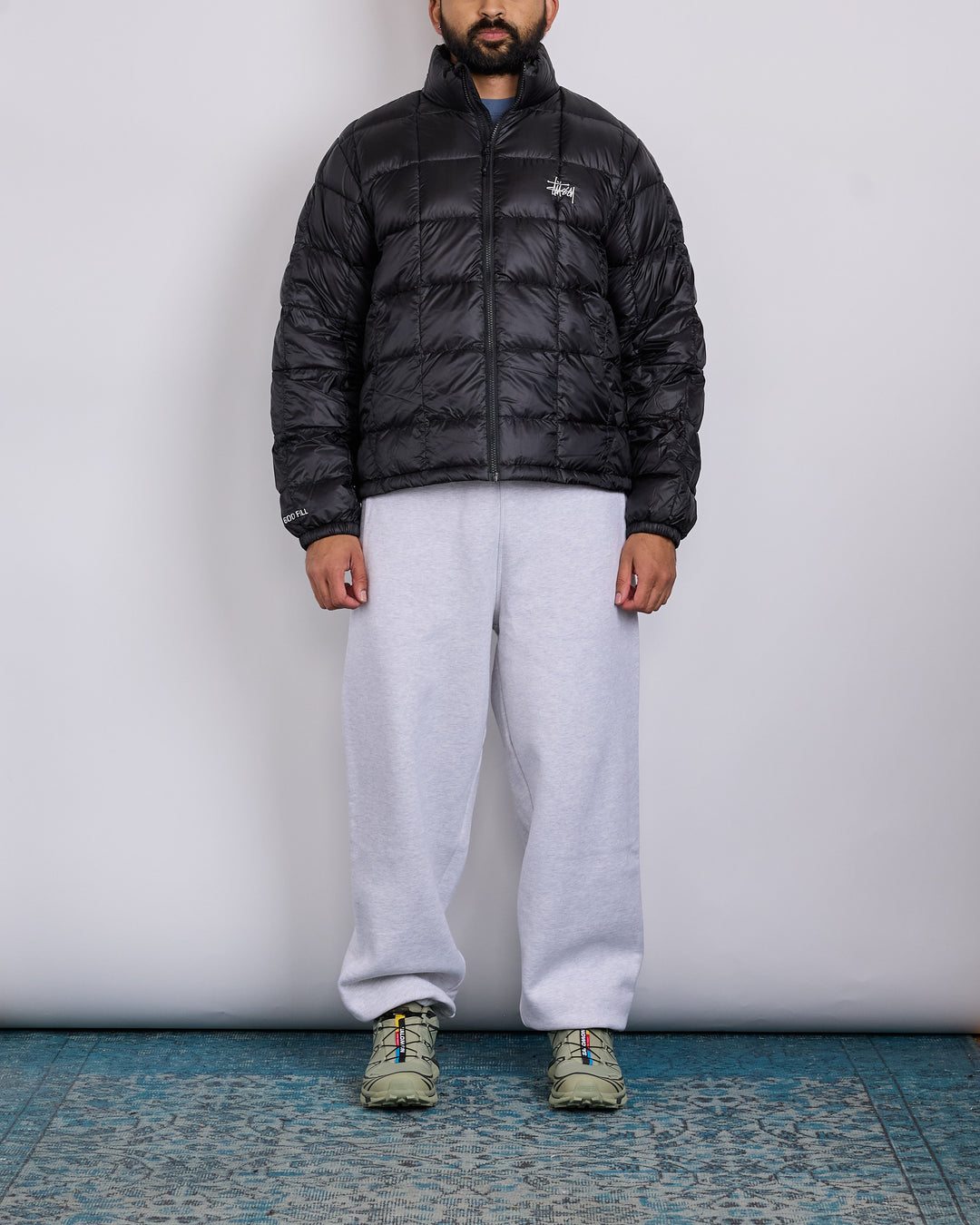 Stussy Midweight Puffer Jacket Black